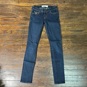 Hollister low rise skinny jeans size 0R